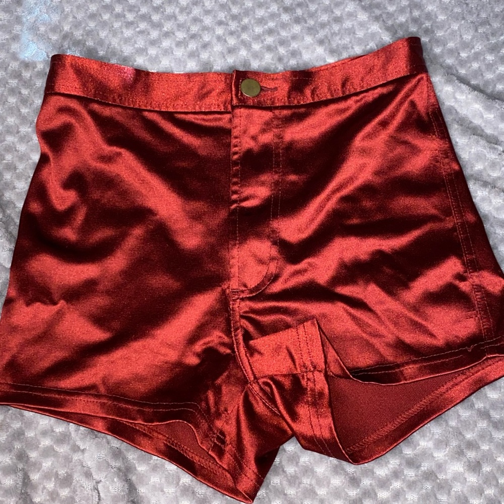 Disco high waisted shorts